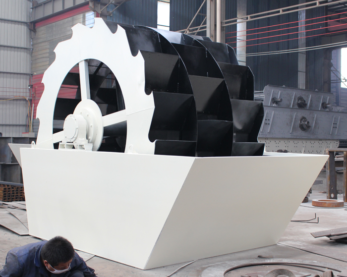 XSD3620洗砂機，時產(chǎn)兩百噸